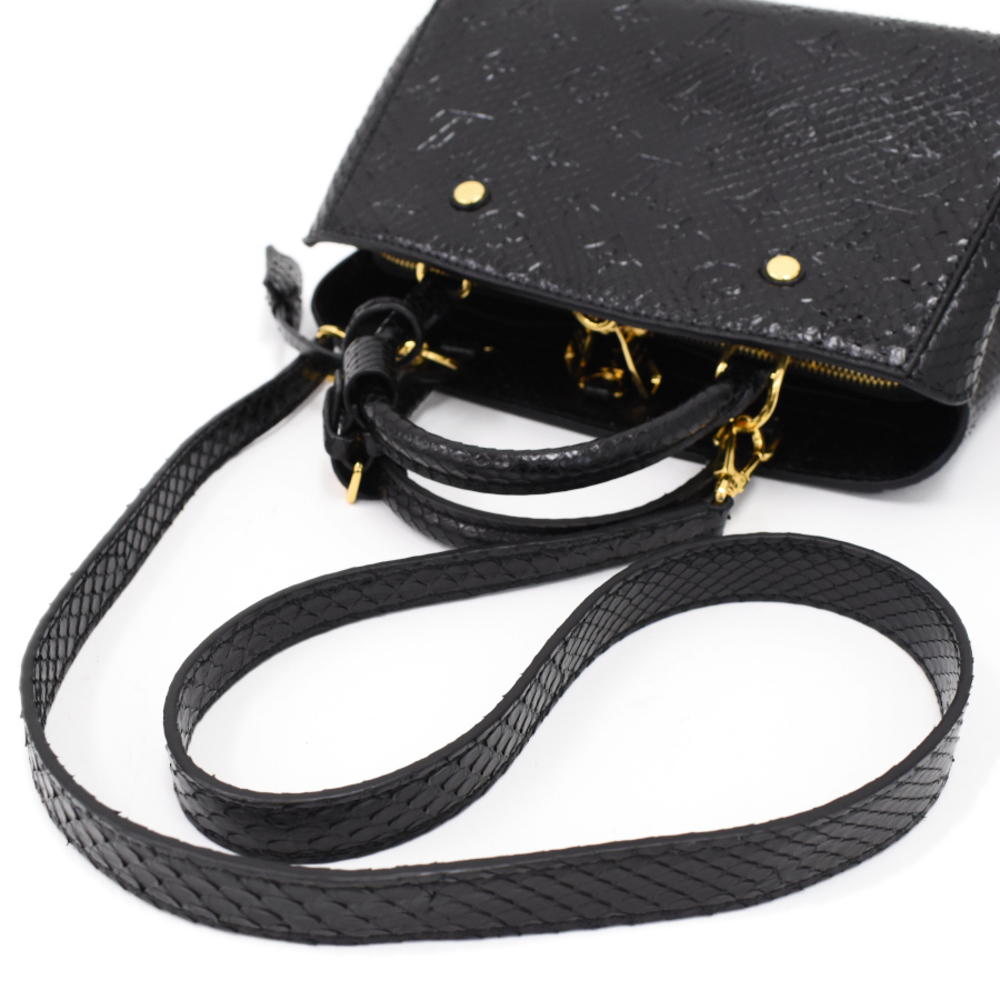 Louis Vuitton Montaigne Bb 2-Way Python Leather N… - image 7